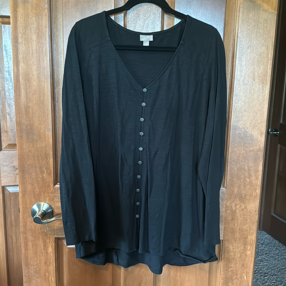 J.Jill Buttoned Tunic Blouse XL
